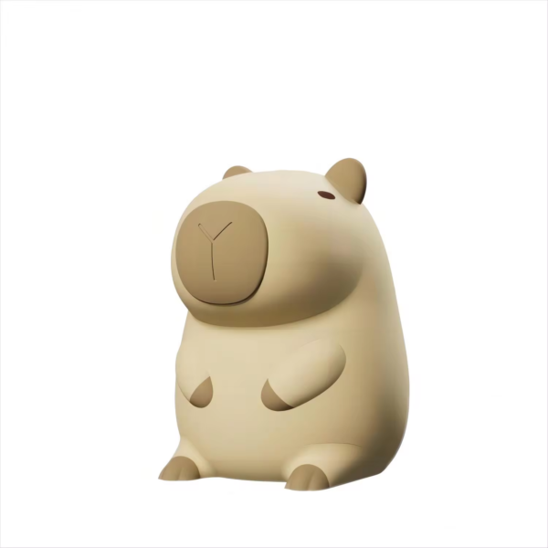 Cute Cartoon Capybara Silicone Night Light USB Rechargeable Timing Dimming Sleep Night Lamp for Children'S Room Decor - Image 2