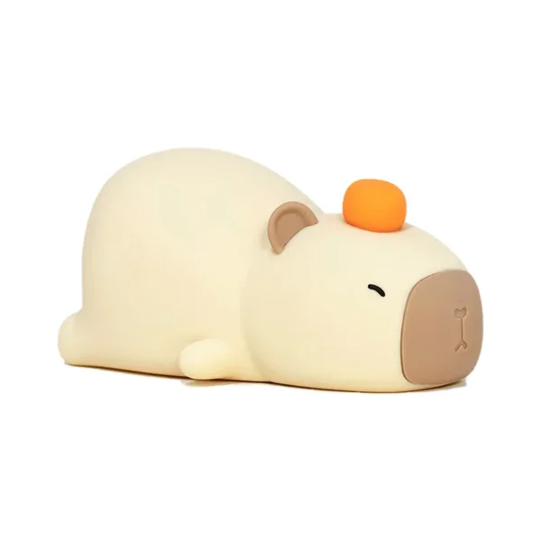 Cute Cartoon Capybara Silicone Night Light USB Rechargeable Timing Dimming Sleep Night Lamp for Children'S Room Decor - Image 12