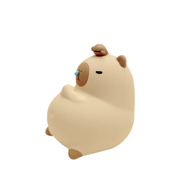 Cute Cartoon Capybara Silicone Night Light USB Rechargeable Timing Dimming Sleep Night Lamp for Children'S Room Decor - Image 10