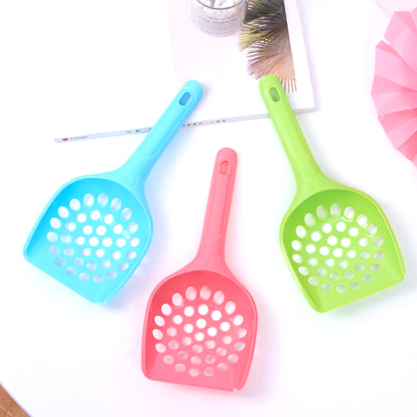 Plastic Cat Litter Scoop Pet Care Sand Waste Scooper Shovel Hollow Cleaning Tool Small Holes Shovel Sand Litter Beach Shovel - Image 4