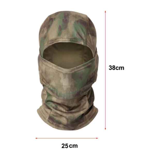 Multicam Tactical Balaclava Full Face Mask Shield Cover Cycling Airsoft Hunting Hat Camouflage Balaclava Scarf - Image 4