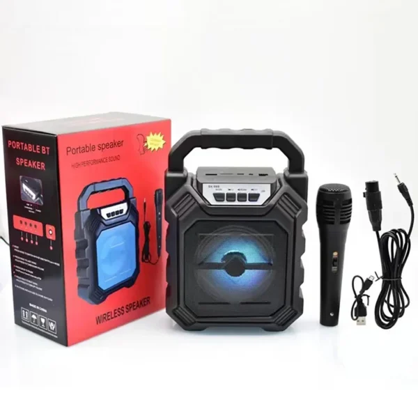 Portable BT Wireless Karaoke DJ Speaker with AUX & Sub Woof Amplified Outdoor Bluetooth Speaker - Image 5