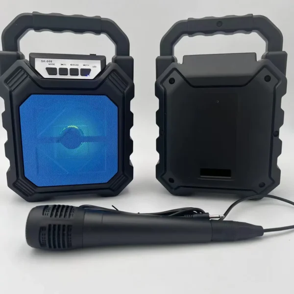 Portable BT Wireless Karaoke DJ Speaker with AUX & Sub Woof Amplified Outdoor Bluetooth Speaker - Image 6