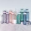 Set of 3 Motivational Transparent Water Bottle, capacity 2 litre, 700ml, 300ml - Image 4